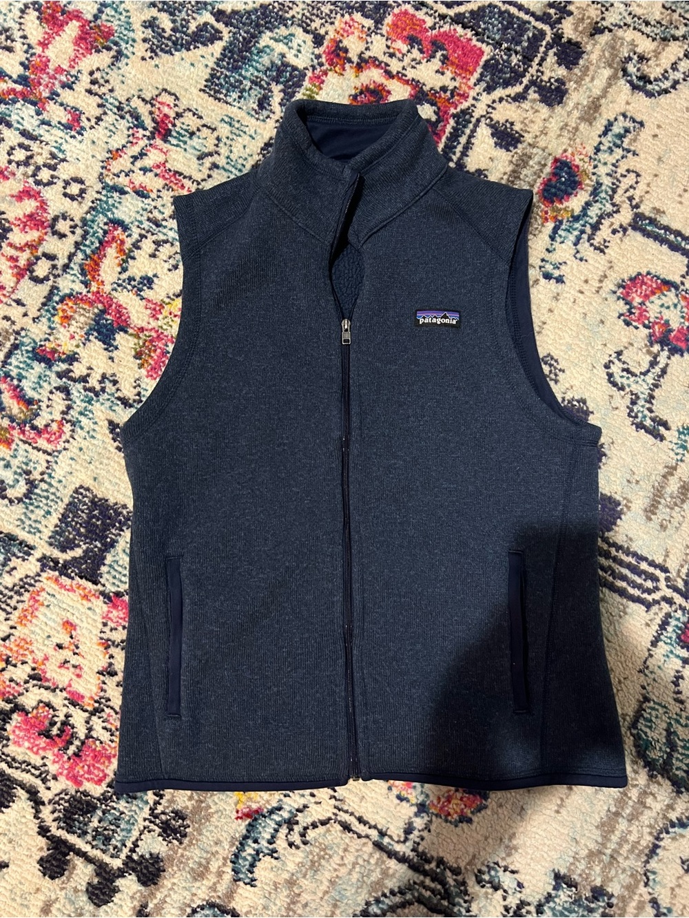 Patagonia Navy Full-Zip Women's Better Sweater Fleece Vest